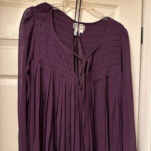 Purple Long Sleeved Blouse and Tee, Size L, Tags are Still Attached!